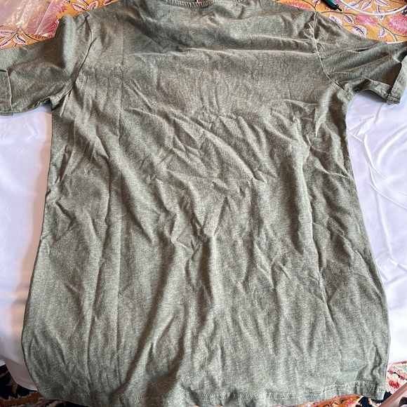 $60 Les Deux Size M Logo Short Sleeve Shirt - Picture 3 of 4